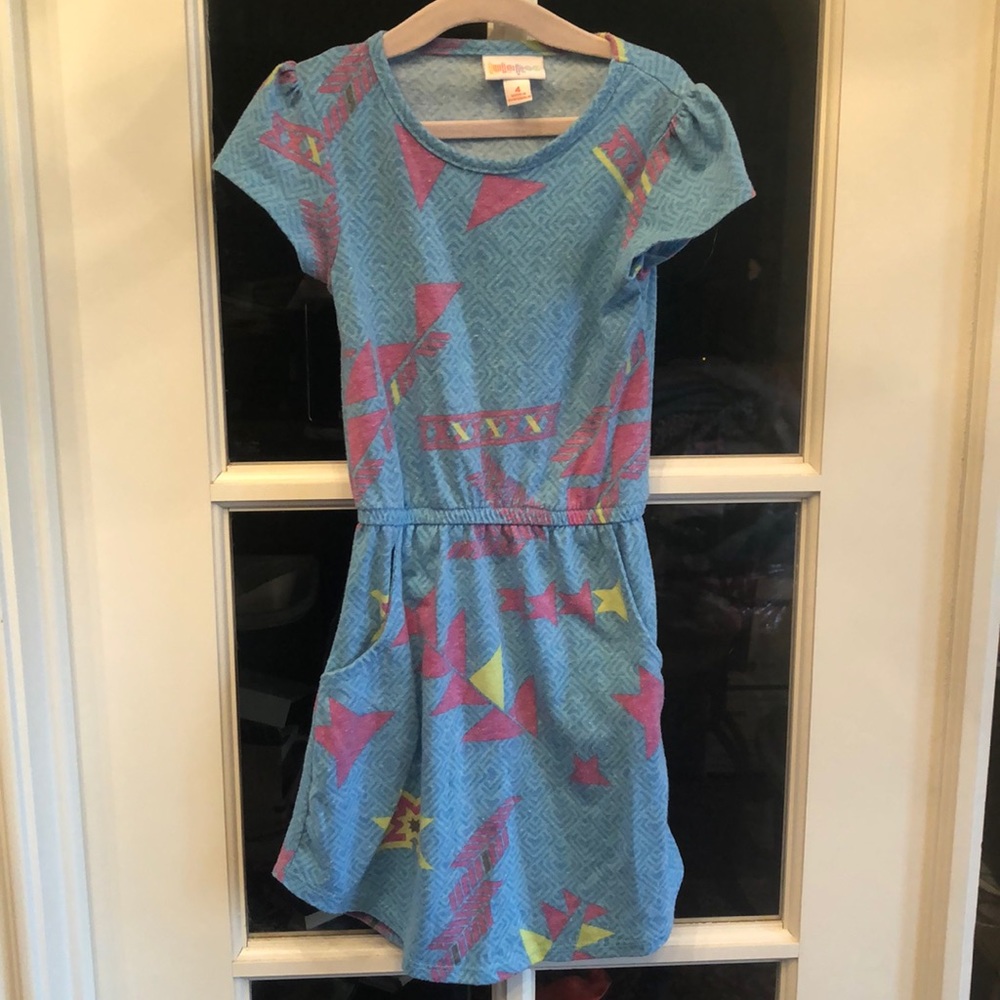 LulaRoe Retro Fun Mae Dress size 4